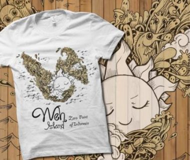 kaos sebagai kanvas seni